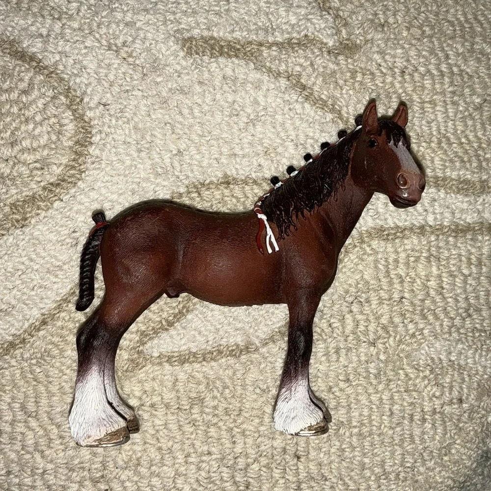 Clydesdale Gelding Horse Figure Farm World by Schleich 13808-Clydesdale